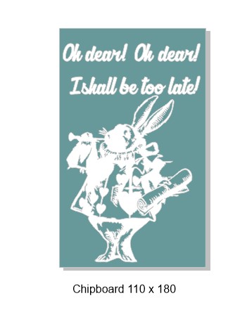 Alice  rabbit 110 x 180mm min buy 3